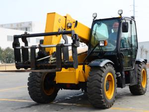 Quality 3.5 Ton 7850KG Yellow Telescopic Telehandler Forklift /strong power Weichai Engine Jcb Telehandler Fork Length 7150mm wholesale