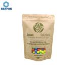 Stand Up laminated Zipper Kraft Paper Digital Printed Pouches