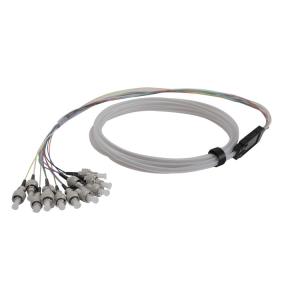 Quality 0.9 Mm Connectors Single Mode Fiber Pigtails 1 M White Tube Low Insertion Loss wholesale