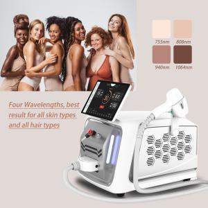 Quality NO Q-Switch 755nm 808 nm Diode Laser Hair Removal Machine with Optional Spot Size wholesale