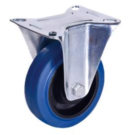 Quality 8 Inch Heavy Duty Wheels For Cart Rubber Castors Fixed Casters wholesale