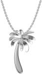 Silver Smile - Solid Sterling Silver Beautiful Tropical Palm Tree Pendant