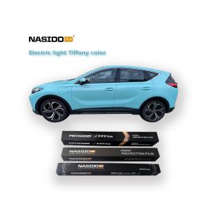 Quality Anti Scratch 3m Vinyl Car Wrap PET Tifany Blue Self Healing Color Change Film Dry Apply wholesale