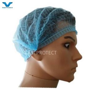 Quality Disposable Blue 18g PP Clip Mob Bouffant Cap For Food Processing Disposable wholesale