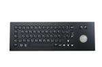Compact Black Titanium Industrial Metal Keyboard With 69 Keys