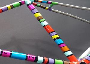 Quality Popular Road Bike Frame Decals , Vivid Patterns Specialized Bike Stickers wholesale