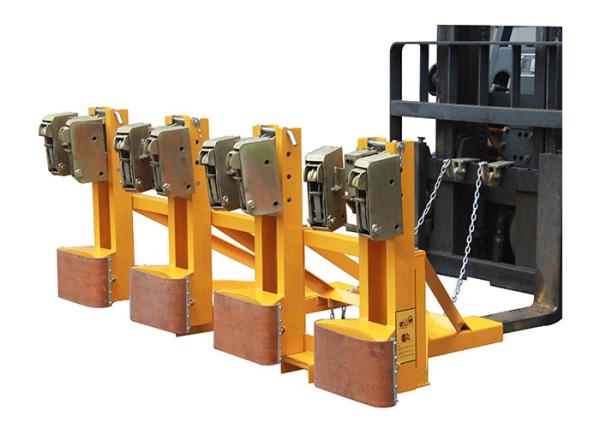 DG2000E Forklift Mounted Rubber-belt Drum Grabbers Wear-resistant and Spark