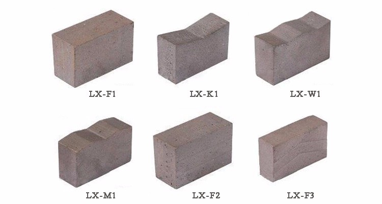Grooved Cutting Segment for Saw Blade Machine Granite Marble
