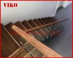 Straight Stringer Staircase VK06S 304 Stainless steel glass stainoff,stainless