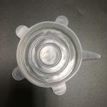 Flexible Food Grade Silicone Stretch Lids , Silicone Microwave Cover For Bowl