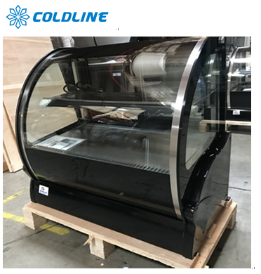hot sale cake display case refrigrerated cake showcase for bakery shop with CE/ETL