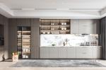 Manufacturer Customized Designs Modern MDF High Gloss Lacquer Kitchen Cabinet
