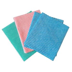 Quality Spunlace Disposable Cleaning Wipes Non Woven 35gsm Multi Purpose wholesale
