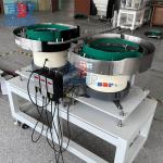 Electromagnetic Vibratory Double Bowl Feeder Bolt Washer Silicone Gasket