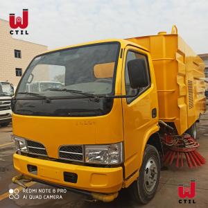 Quality 4x2 Street Sweeper Truck Road 6 Wheelers Vacuum Road Cleaning Truck wholesale