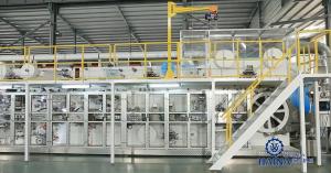Quality Servo Driven 800ppm Baby Diaper Production Line 400KW wholesale