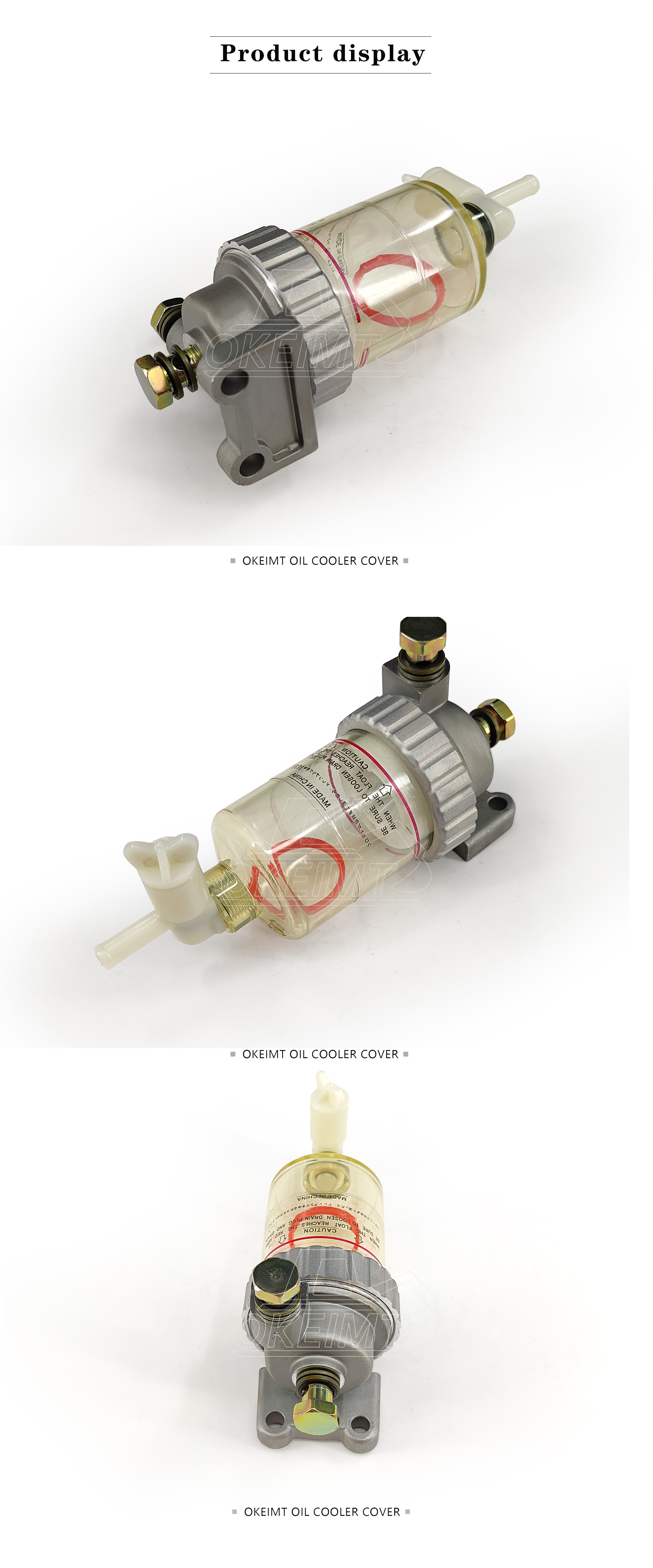 Original 6HK1 Oil Water Separator 4461209 1132009600 For ZX330 ZX330-3G ZX330-5G ZX870-5G ZX800