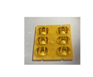 Quality Amber Color Pc Type 2m Street Lamp Lens Smd 5050 Compatibility 2x2 3030 wholesale