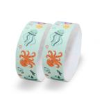 Enhanced Security Printed Paper Wristbands For Events Disposable