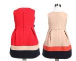 Cotton Childrens Clothes , Winter Long Sleeve Girls One Piece Dress