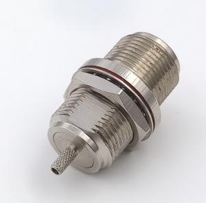 Quality Antenna N Type RF Coaxial Connectors 50 Ohm Nut Mounting &amp; Panel Mounting With Cable wholesale