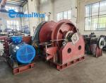 50ton 500kn Marine Boat Electric Pulling Winch For Shipyard Construction
