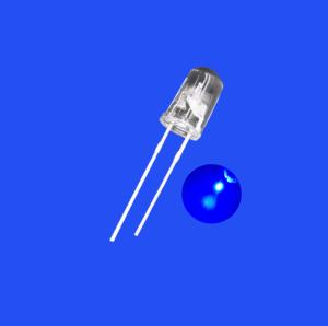 Quality Flashing LED 5mm 0.5Hz 1/2 Duty Cycle Blue Color 460-470nm 1200mcd Clear Lens Dip Blinking LED wholesale