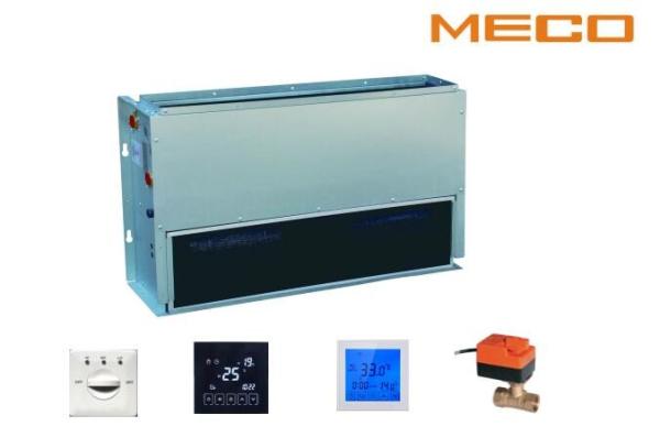 4.5kw 4 Pipe Small Fan Coil Unit , 500CFM Hvac Fan Coil Unit Motorized Valve