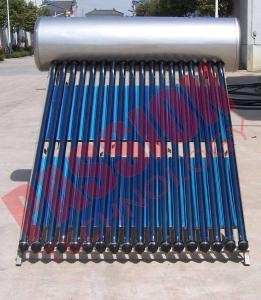 Quality Silver CPC Heat Pipe Solar Water Heater For Bathing wholesale