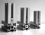 Industrial Aluminium Alloy Profile , Silver Aluminium Window Frame Profiles