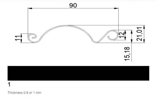 Hydraulic Cold Roll Door Frame Forming Machine 0.2mm-1.0mm