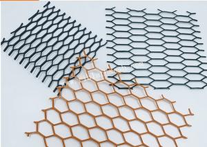China 1mm Thickness 1.5m Width Aluminium Expanded Metal Mesh on sale