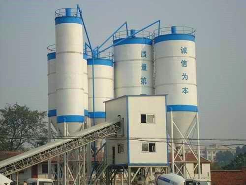 Stability High Weighing Accuracy MC Small footprint HZS75 Concrete Mixing Stat