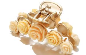 Quality Elegance Floral Hair Claw Clip for Women wholesale