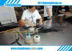 Glossy Yellow Polyurethane PUR Coated High Flex Customized Curly Cable