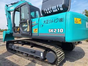 Quality SK210 Used Kobelco Excavator Second Hand Construction Machine 114KW wholesale