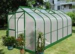 6mm Hollow One Stop Gardens Greenhouse , Transparent PC Sheet Greenhouse