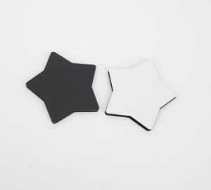 Quality Top Rated Star Shape 60x57mm Sublimation Blank Refrigerator Stickers for Decoration wholesale