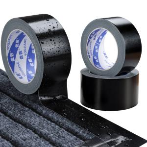Quality High Viscosity Black Duct Tape Clothes For Indoor Outdoor Applications No Logo Printing wholesale