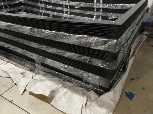 high quality material fiber scissor lifter bellow cover black colour for 4D