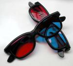 Cheapest Price Blue And Red 3D Glasses For 3D Moive Projector Eye Glasses Home