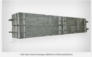 Quality LNG Maine Tube Plate Fin Heat Exchanger 8800*1300*2200mm wholesale