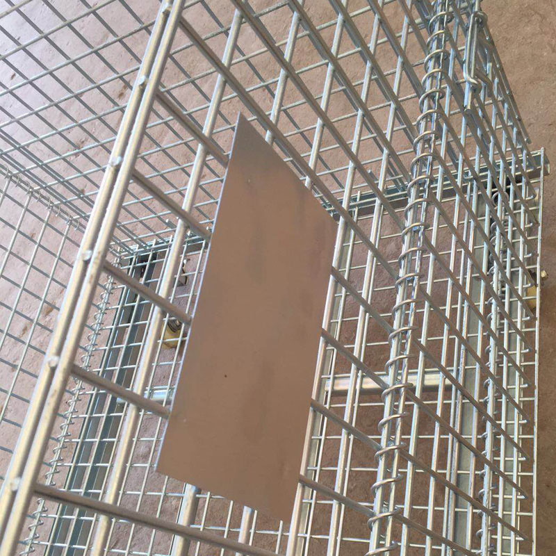Space Saving Foldable Metal Mesh Storage Containers For Convenient Storage And Transfer