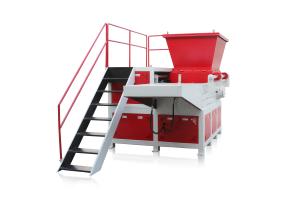 Quality Plastic Single Shaft Shredder Low Speed Screen Mesh Diameter 30 - 40mm wholesale