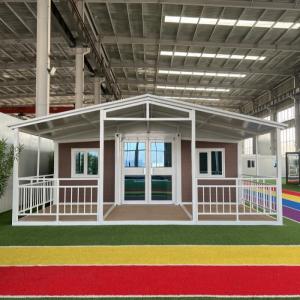 Quality Double Wing Luxury Expandable Container House With Extra Roof &amp; Veranda wholesale