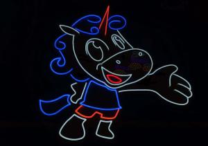 Quality DC 12V Acrylic Silicone 200cm EU Plug LED Neon Sign wholesale