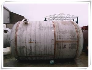 Quality High Pressure Horizontal Air Receiver Tanks With DN80 Flange Connector wholesale
