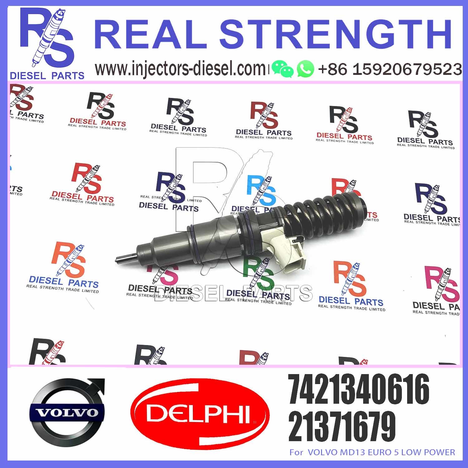 Diesel Fuel Injector 21371679 7421340616 21340616 85003268 BEBE4D25001 For V-O-L-V MD13 EURO 5 LOW POWER