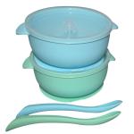 MHC Silicone Baby Feeding Set Ergonomic Design Lightweight Non Toxic