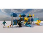Eco Friendly 114MM Pipe Kids Backyard Slide With SS304 Screws